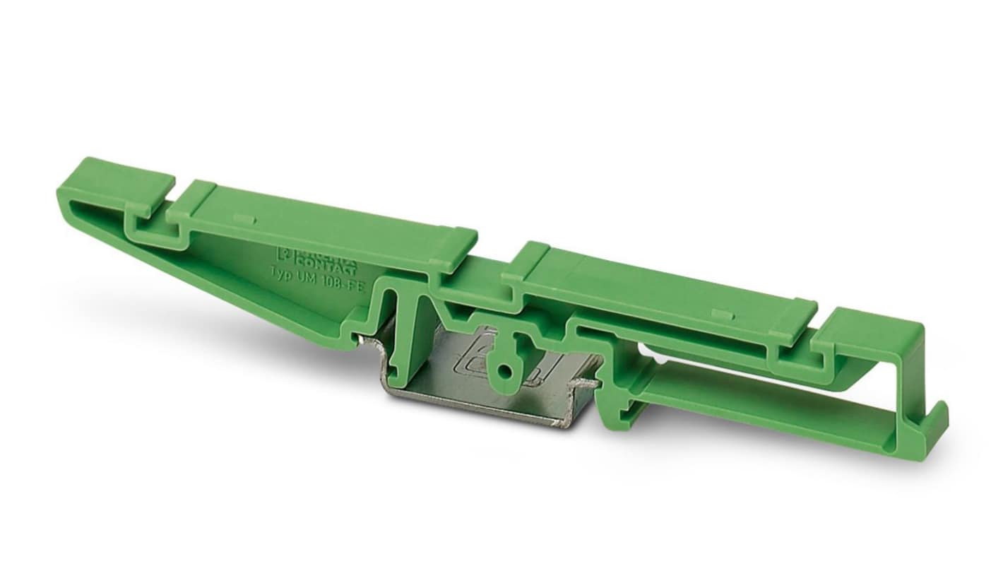 Phoenix Contact UM108-FE Series Electronic Housing-Foot Element for Use with Mounting on NS 32 or NS 35/7.5 DIN Rail,