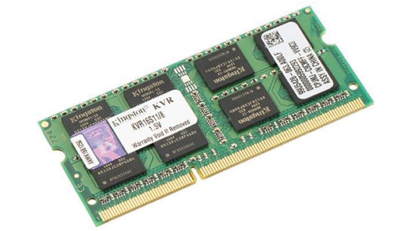 Kingston Arbeitsspeicher für Laptop, 8 GB, 1600MHz DDR3 SODIMM PC3-12800