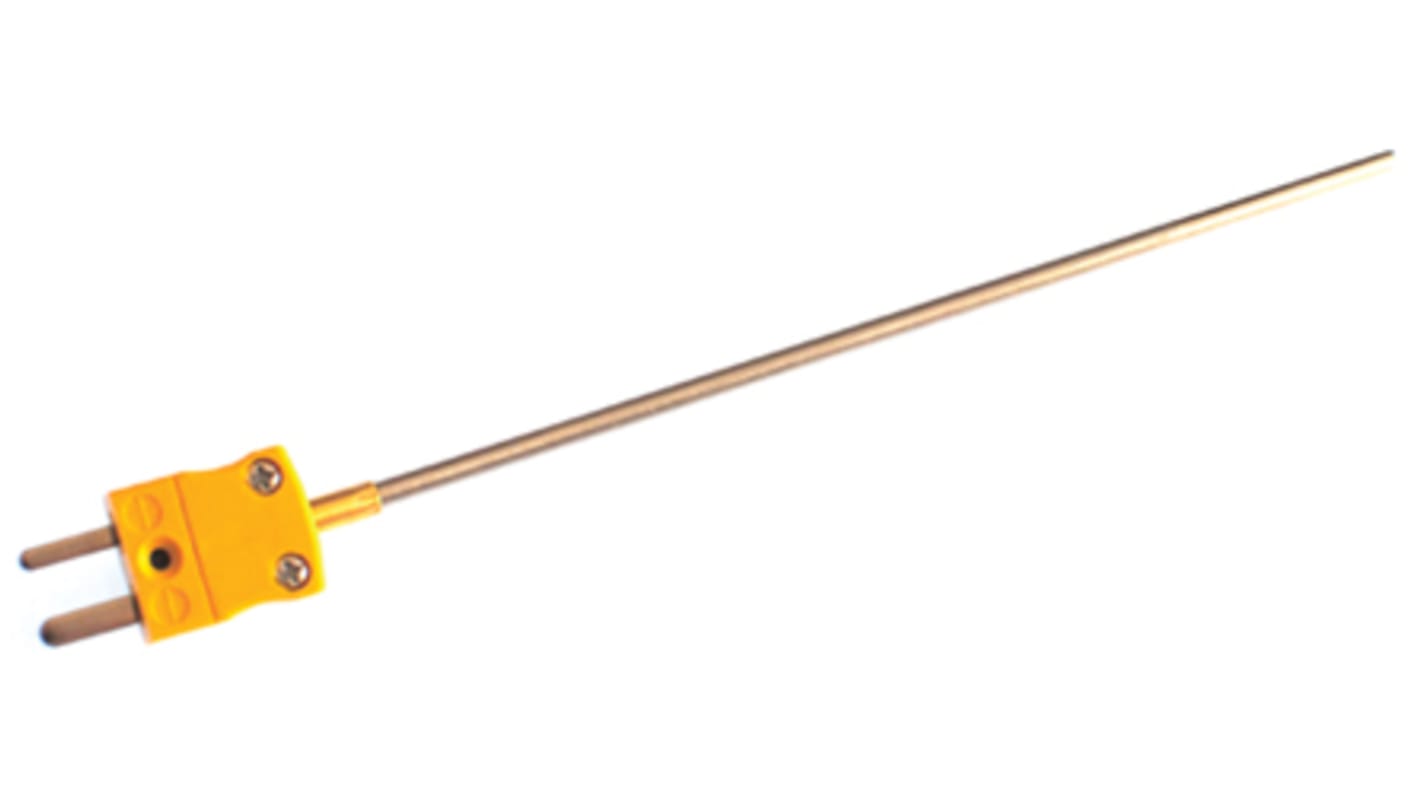 RS PRO Type K Mineral Insulated Thermocouple 150mm Length, 1mm Diameter, -40°C → +750°C