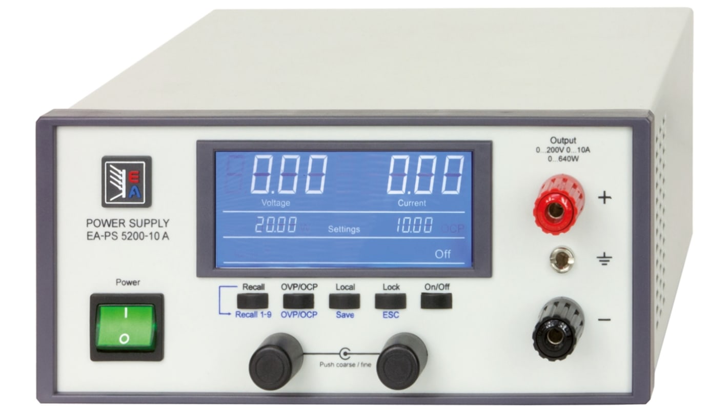 Zasilacz laboratoryjny 0 → 200V 10A EA Elektro-Automatik 640W Zasilacz laboratoryjny
