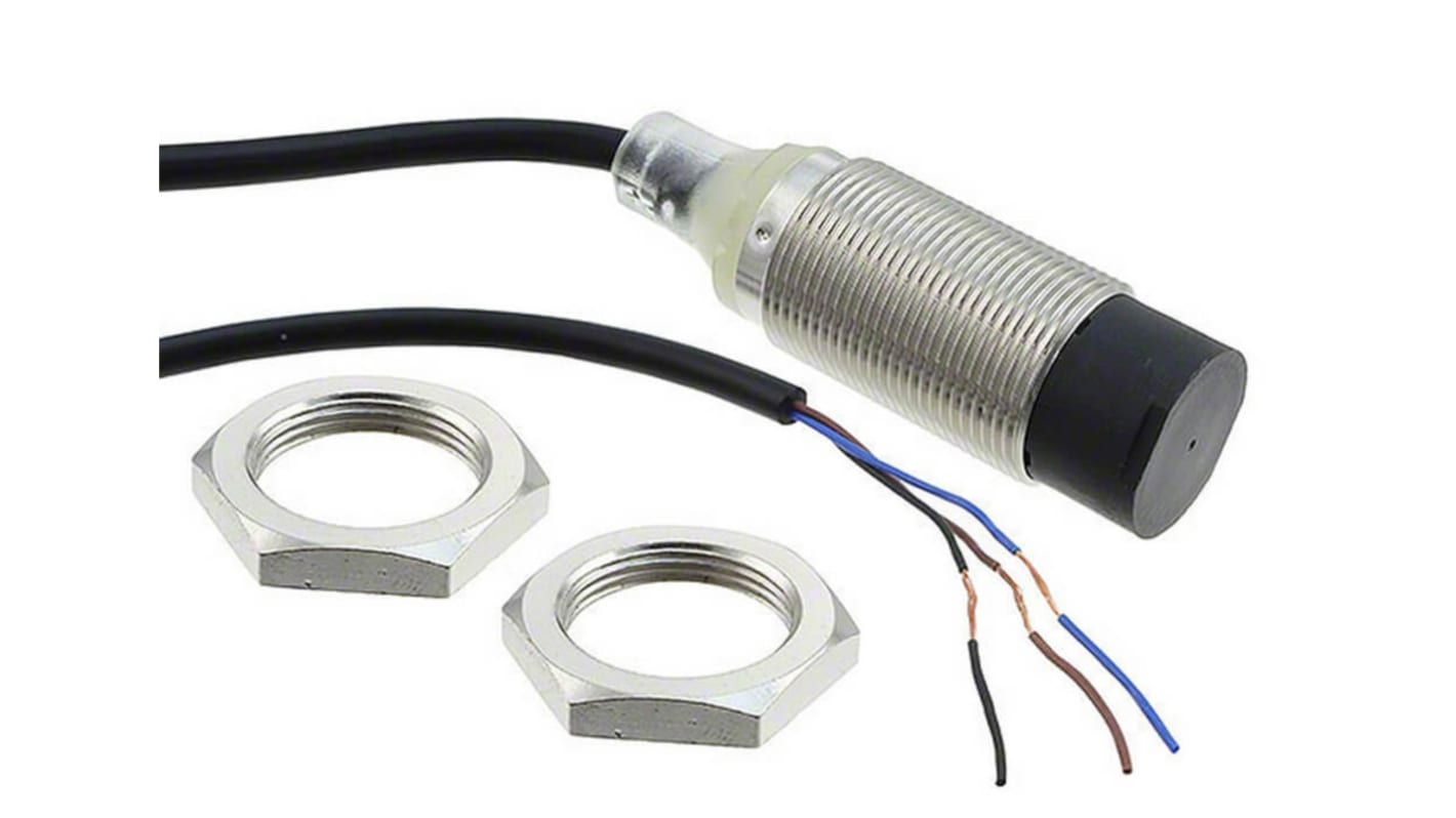 Rs-Online Sensore di prossimità Cilindro filettato Omron M18 rilevamento 16 mm 12 → 24 V c.c