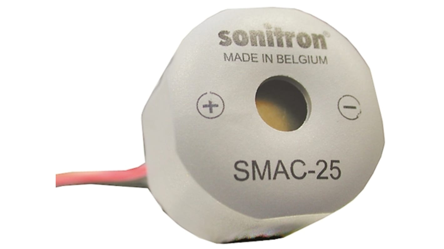 Buzzer Sonitron 93.5dB Continu, 16V c.c. max, CMS