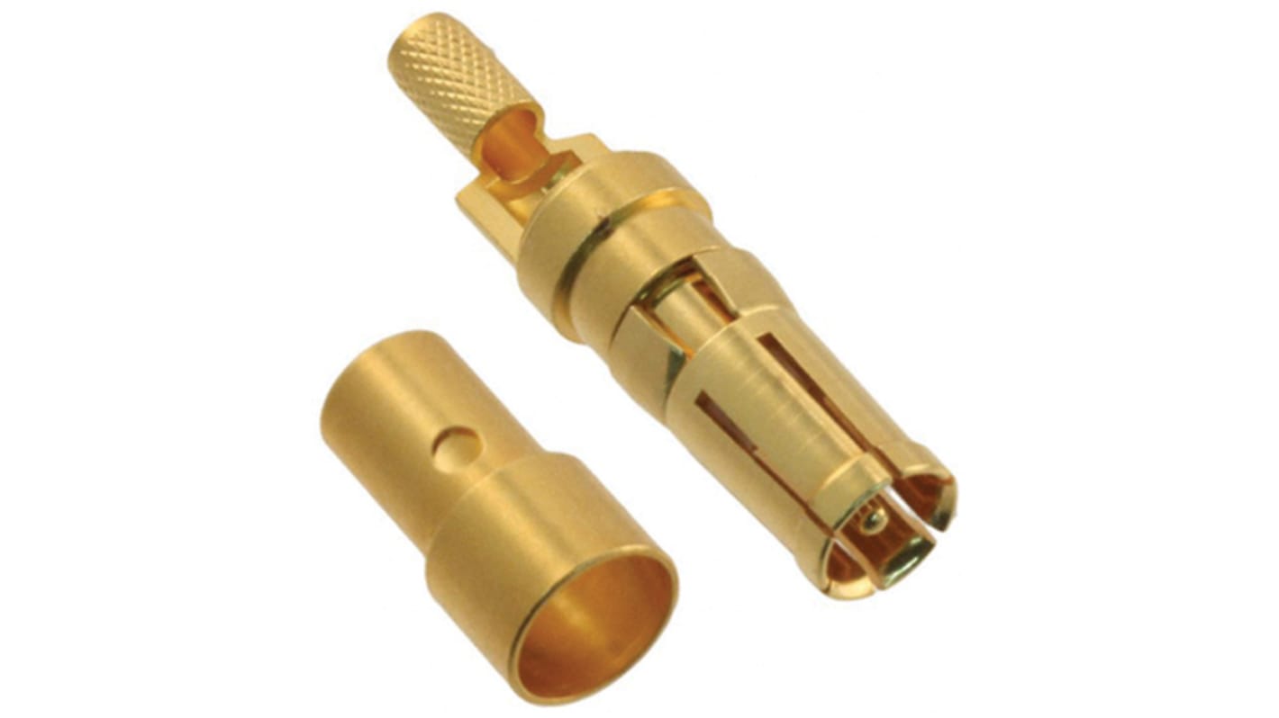 HARTING Han Contacts Female Solder Contact for use with 187 AU, Cables RG 179 BU