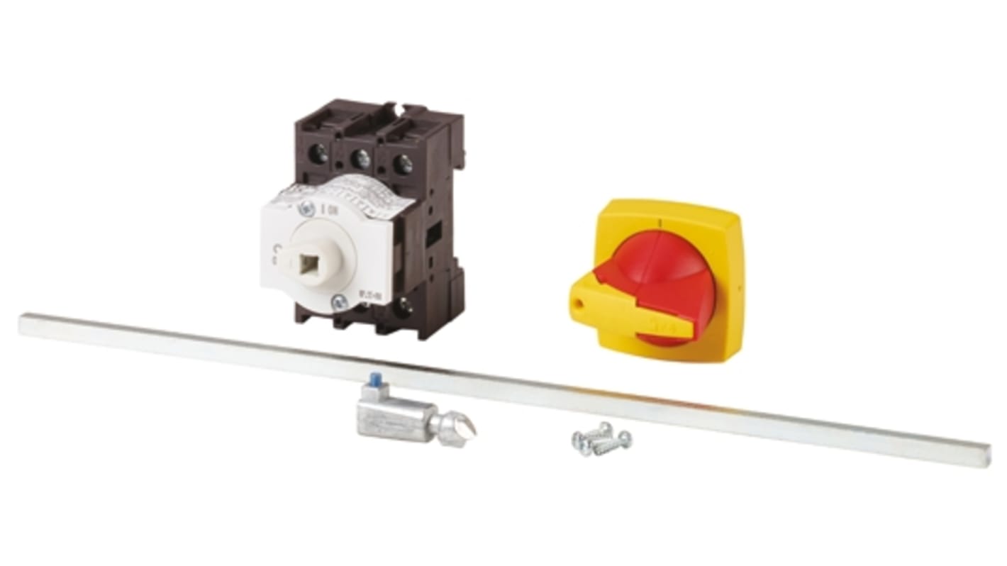 Eaton 3P Pole Panel Mount Isolator Switch - 25A Maximum Current, 11kW Power Rating, IP65