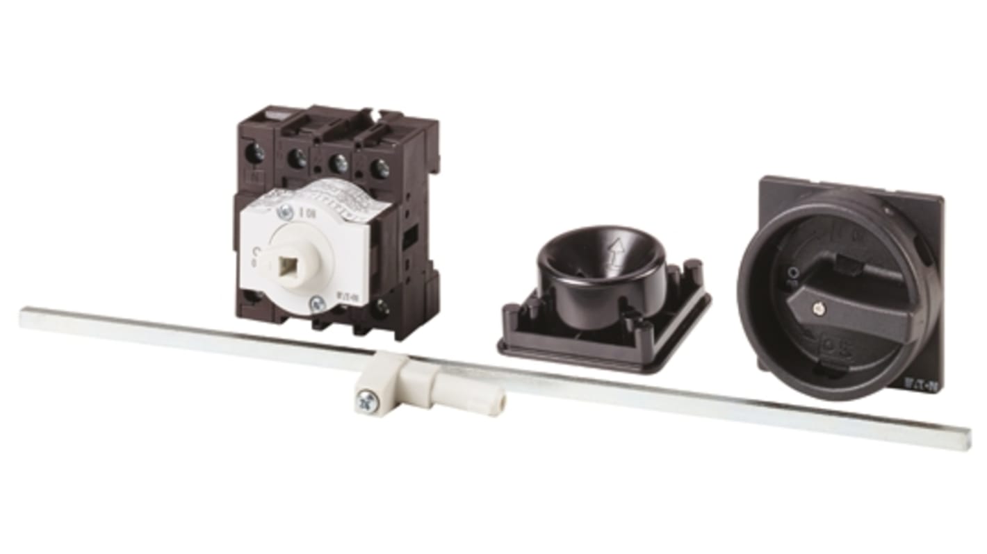 Eaton 3P+N Pole Panel Mount Isolator Switch - 25A Maximum Current, 11kW Power Rating, IP65