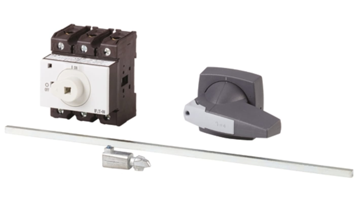 Eaton 3P Pole Panel Mount Isolator Switch - 63A Maximum Current, 30kW Power Rating, IP65