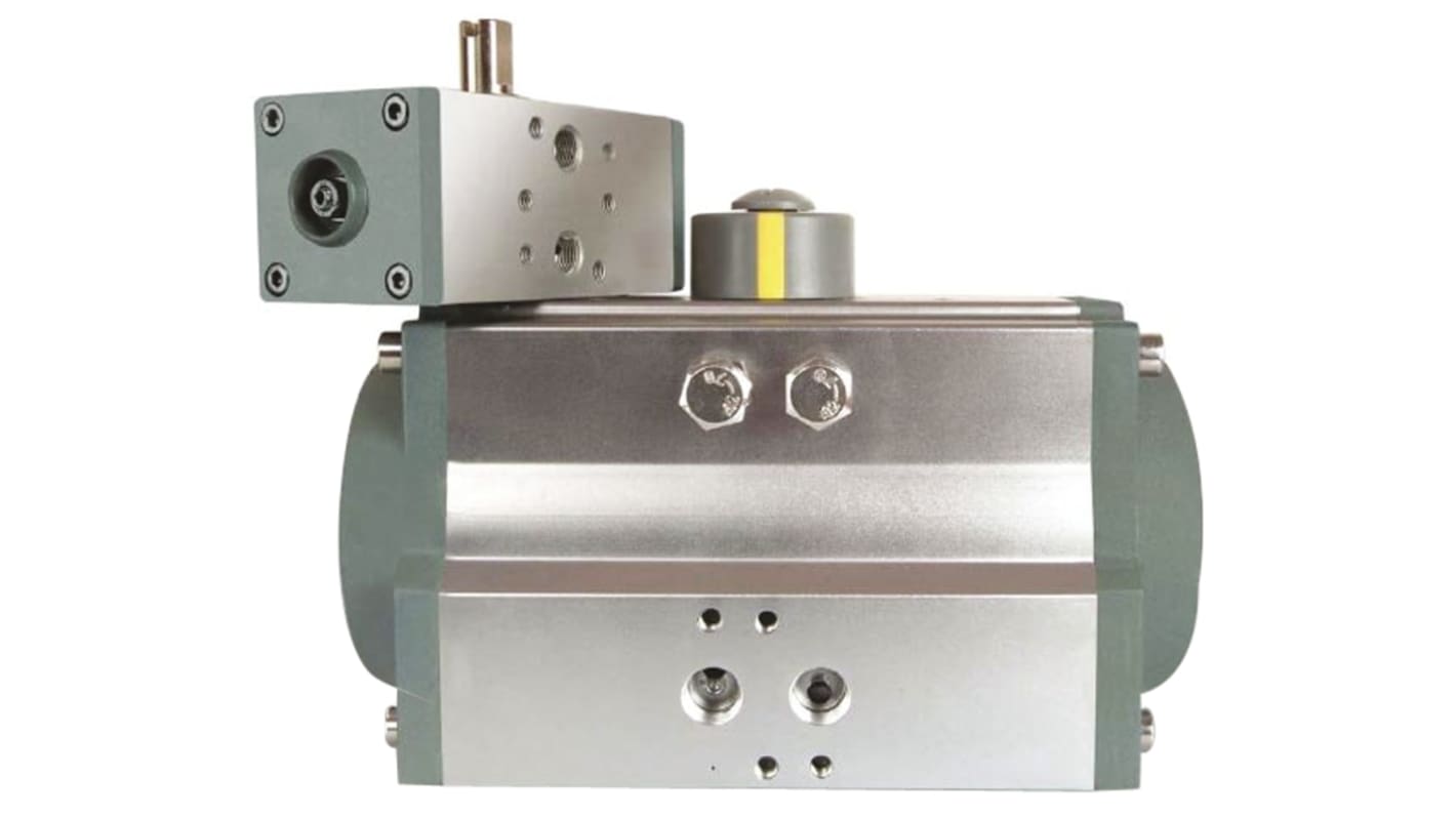 RS PRO Pneumatic 2 port Valve Actuator - Double Acting, 3 → 8bar Operating Pressure