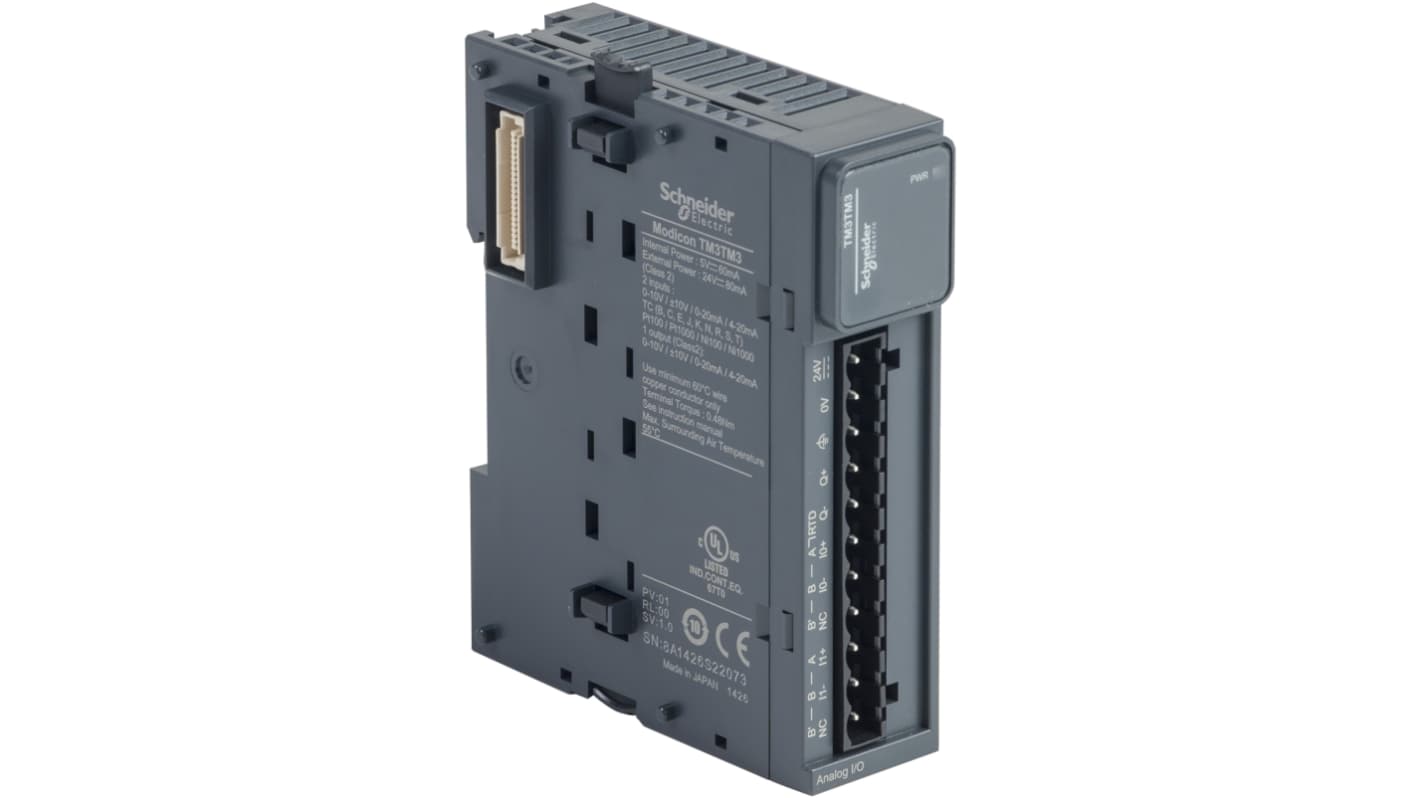 Modulo I/O PLC Schneider Electric, serie FP2, per Modicon M221, Modicon M241, Modicon M251, Corrente, temperatura,