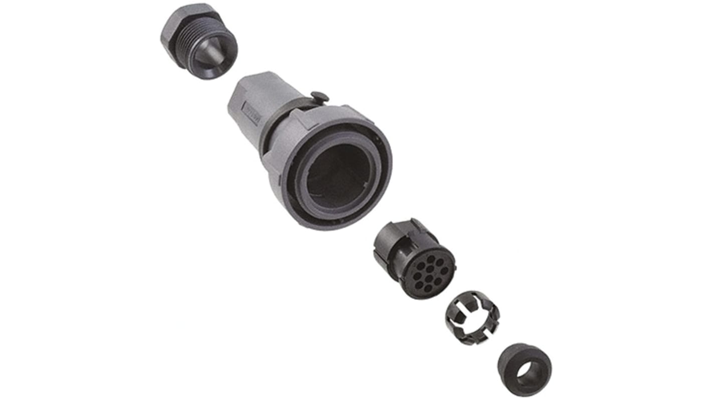 Bulgin Circular Connector, 32 Contacts, Cable Mount, Socket, Female, IP66, IP68, IP69K, Buccaneer 7000 Series