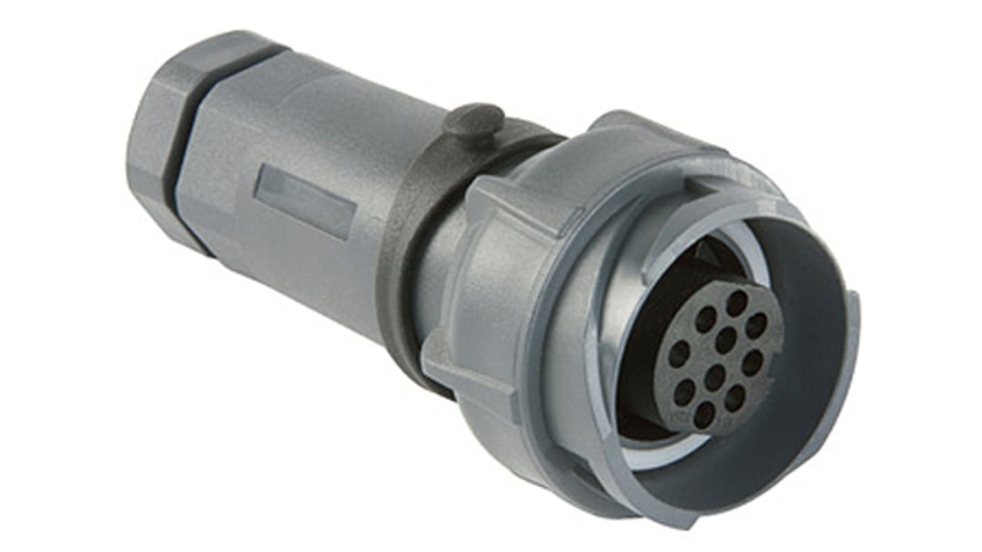 Bulgin Circular Connector, 6 Contacts, Cable Mount, Socket, Female, IP66, IP68, IP69K, Buccaneer 7000 Series