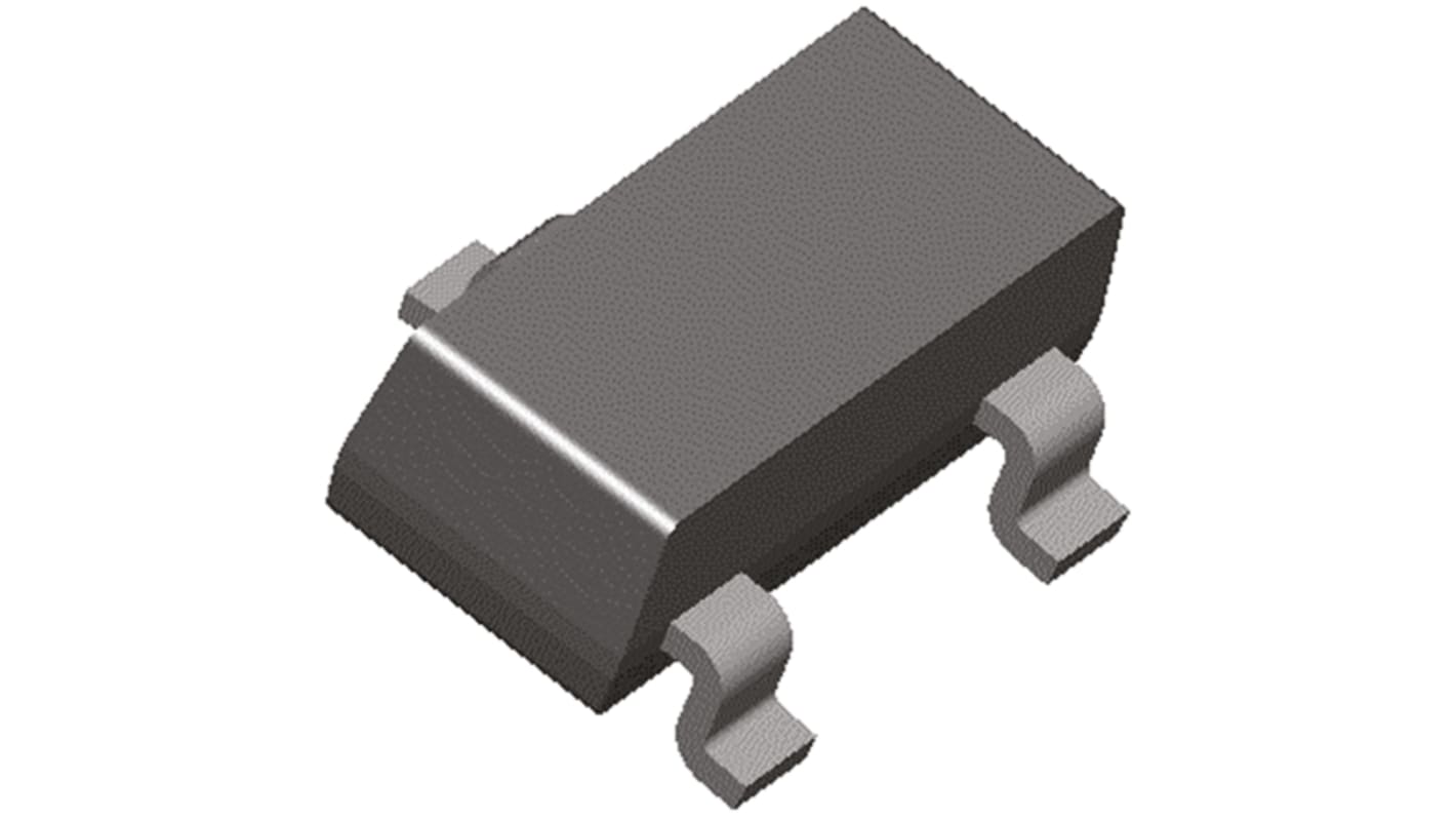 onsemi FJV992FMTF SMD, PNP Transistor -120 V / -50 mA 50 MHz, SOT-23 3-Pin