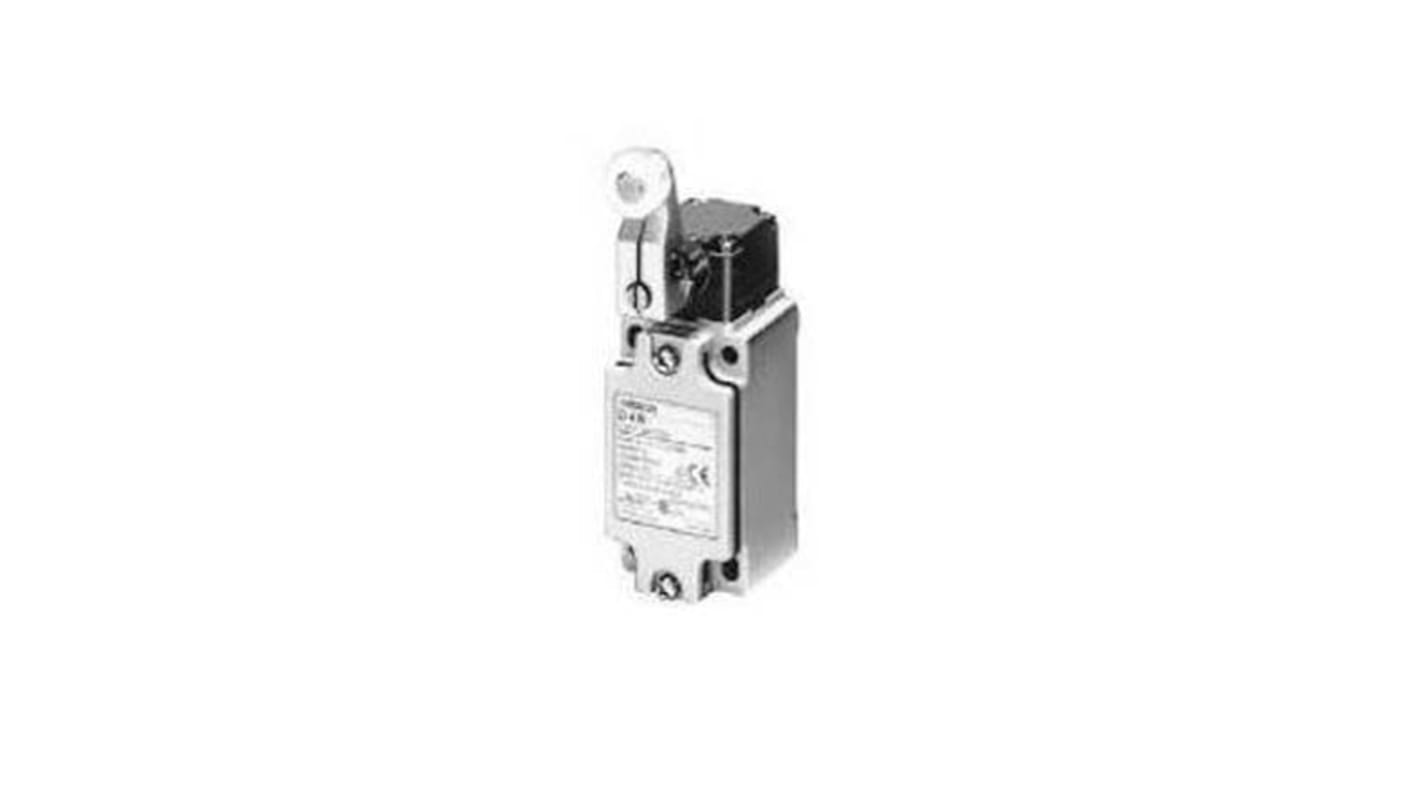 Omron Roller Lever Limit Switch, 2NC, IP67, Metal Housing, 600V ac Max, 10A Max