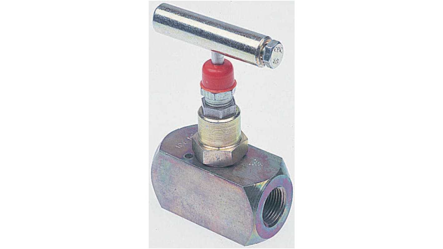 Hi-Force Inline Mounting Hydraulic Flow Control Valve, NPT 3/8-18, 700bar, 808163