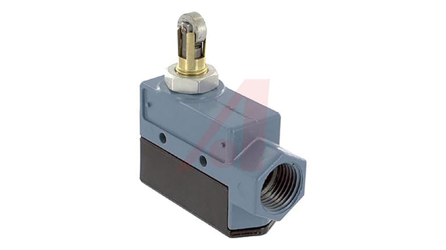 Honeywell Roller Lever Limit Switch, NO/NC, IP40, SPDT, Die Cast Zinc Housing, 600V ac Max, 15A Max