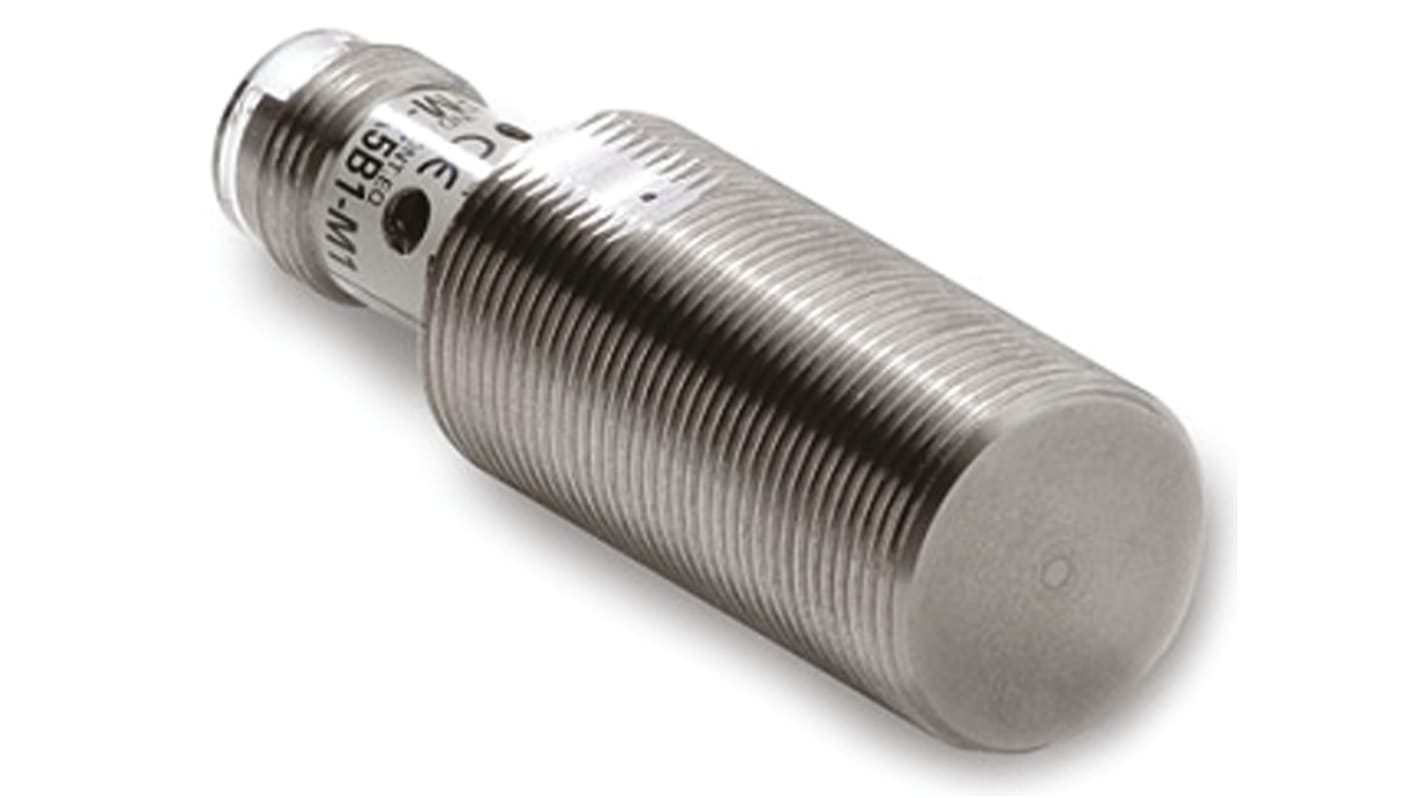 Rs-Online Sensore di prossimità Cilindro filettato Omron M18 rilevamento 5 mm 12 → 24 V CC