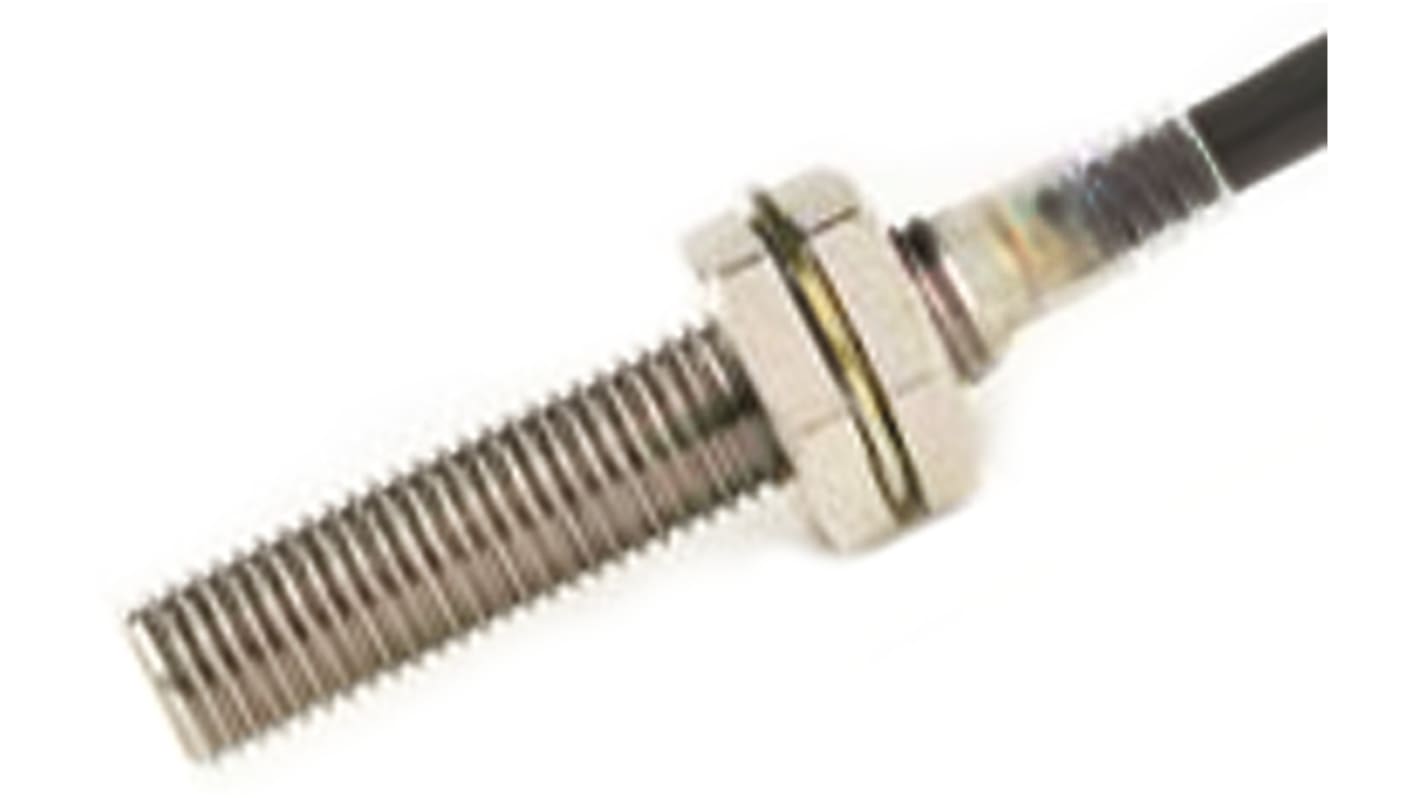 Omron Inductive Threaded Barrel Proximity Sensor, M12, 2 mm Detection, PNP NO, 12 → 24 V dc