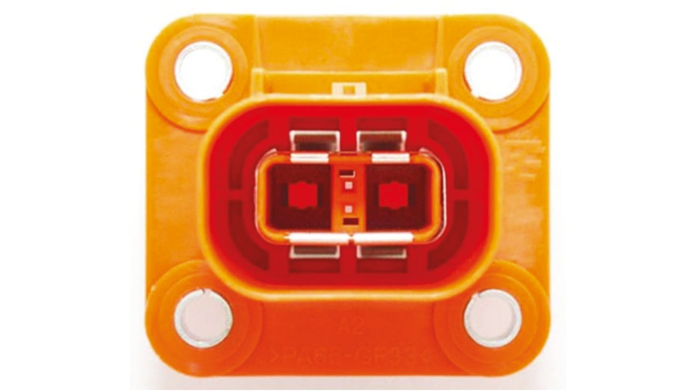 TE Connectivity HVA280 EV-Steckverbinder, Baugruppe, 1-reihig, 2-polig, Buchsenkontakt, / 40A, Buchse