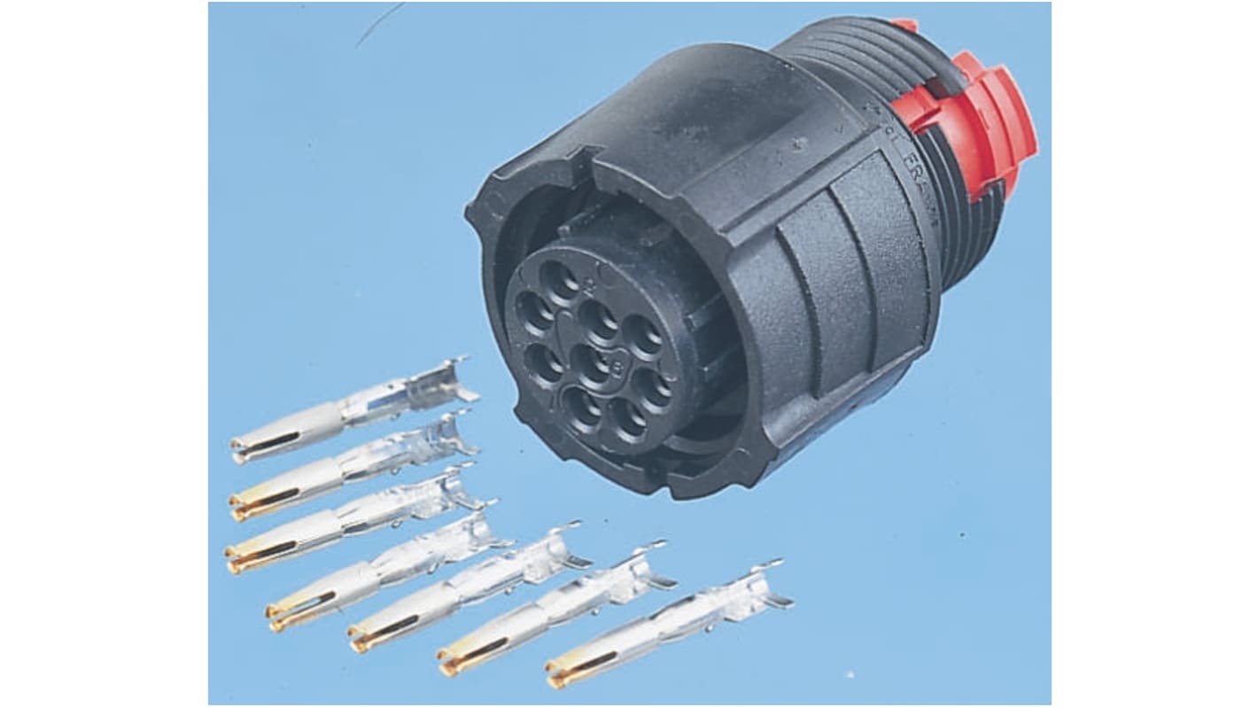 Souriau Sunbank by Eaton Circular Connector, 9 Contacts, Cable Mount, Socket, Female, IP67, Clipper Series