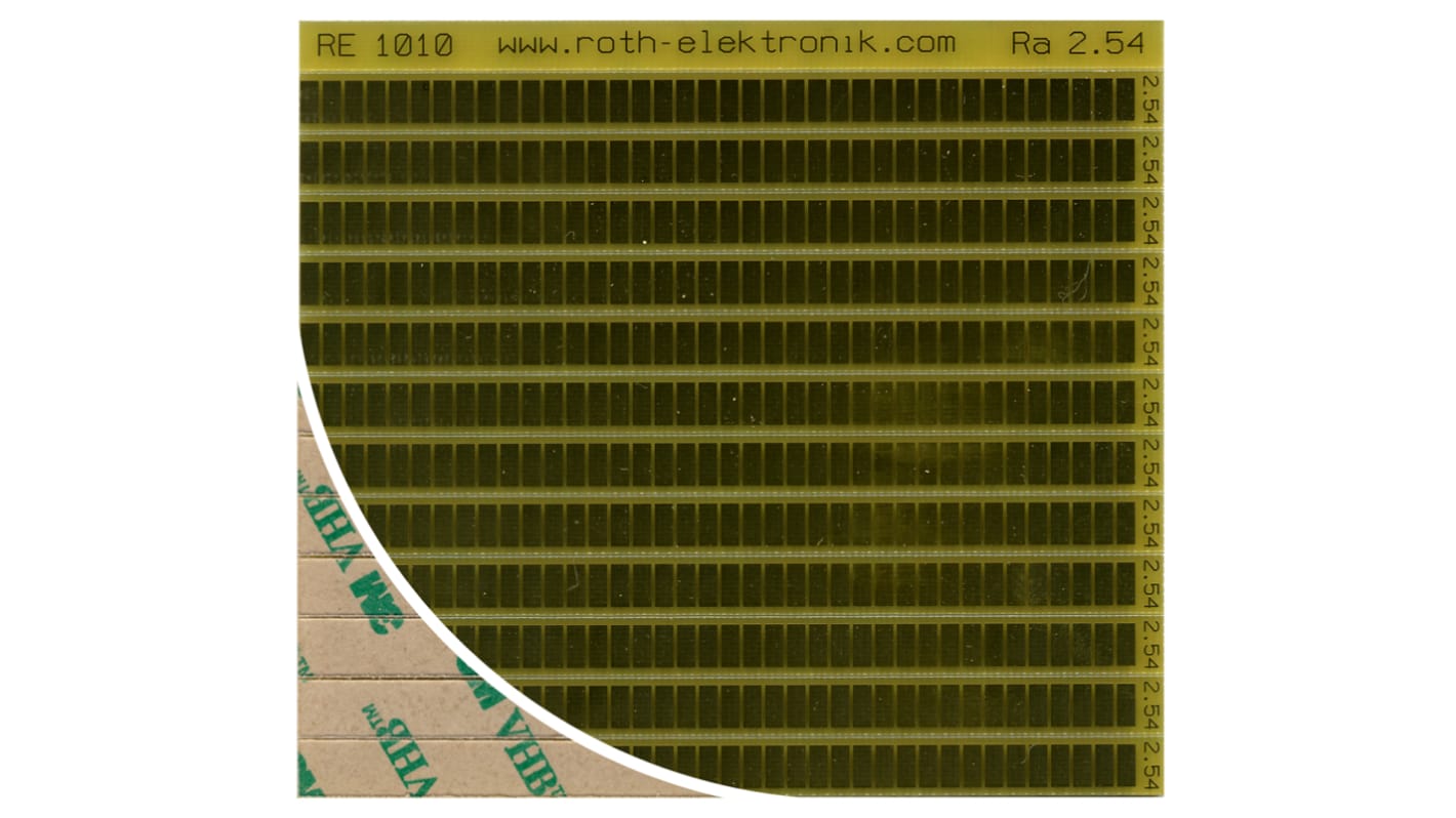 RE1010, Enkeltsidet Udvidelseskort PCB-kontaktbånd FR4, 100 x 90 x 0.8mm