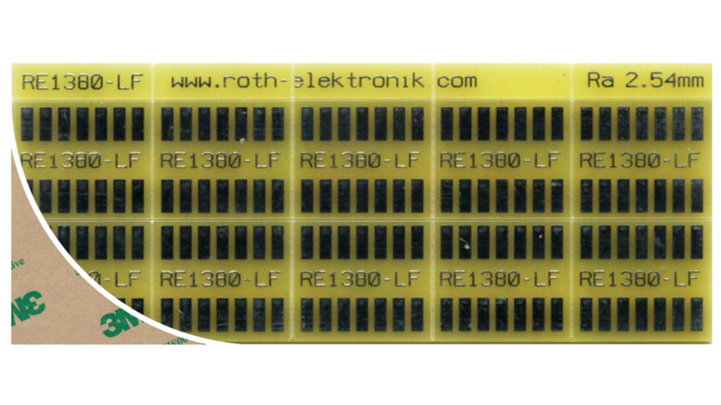 Placa Complementaria RE1380-LF, único lado FR4 96.75 x 39 x 0.8mm