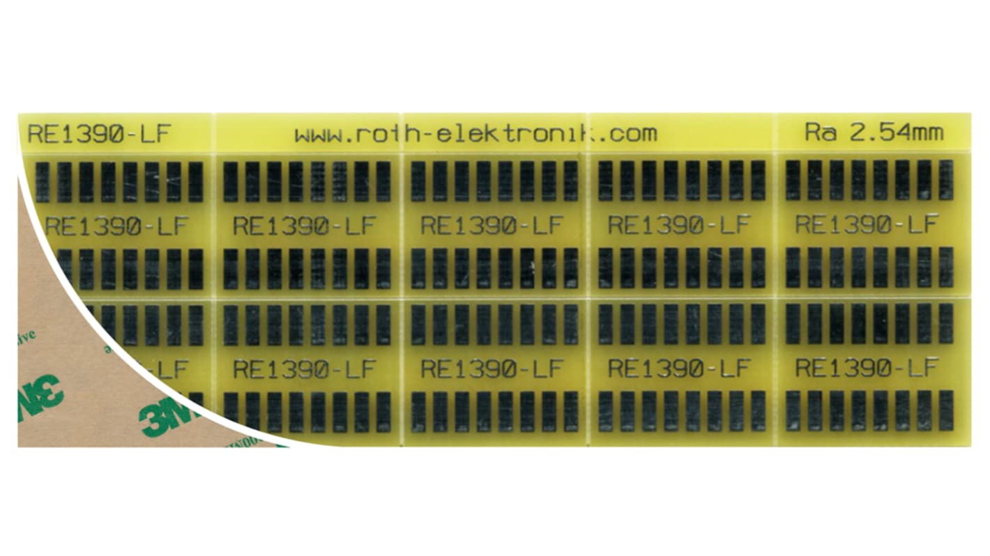 RE1390-LF, Single Sided Extender Board Universal Board FR4 111 x 39 x 0.8mm