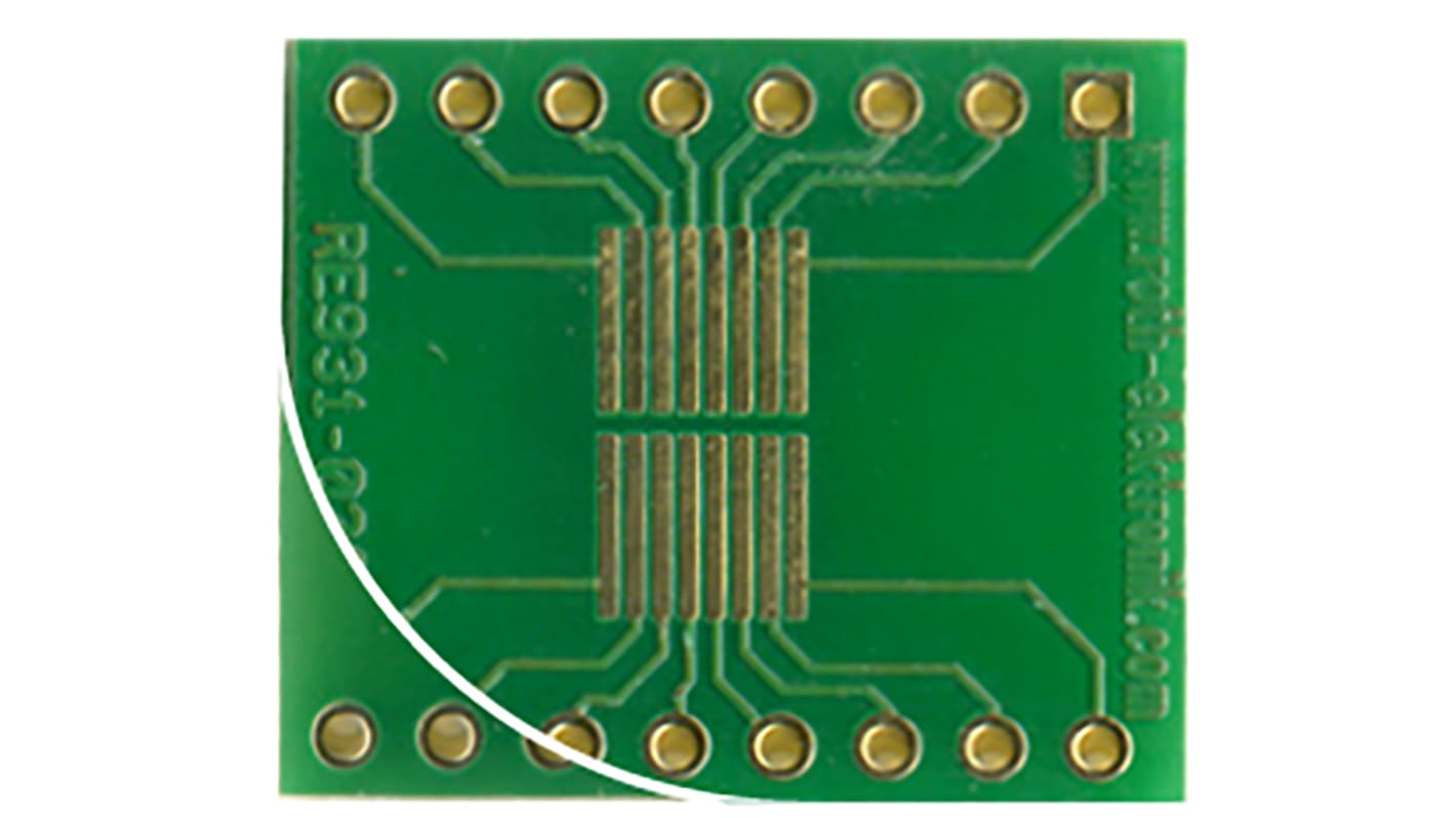 RE931-02ST, Double Sided Extender Board Multi Adapter Board FR4 22 x 18.4 x 1.5mm