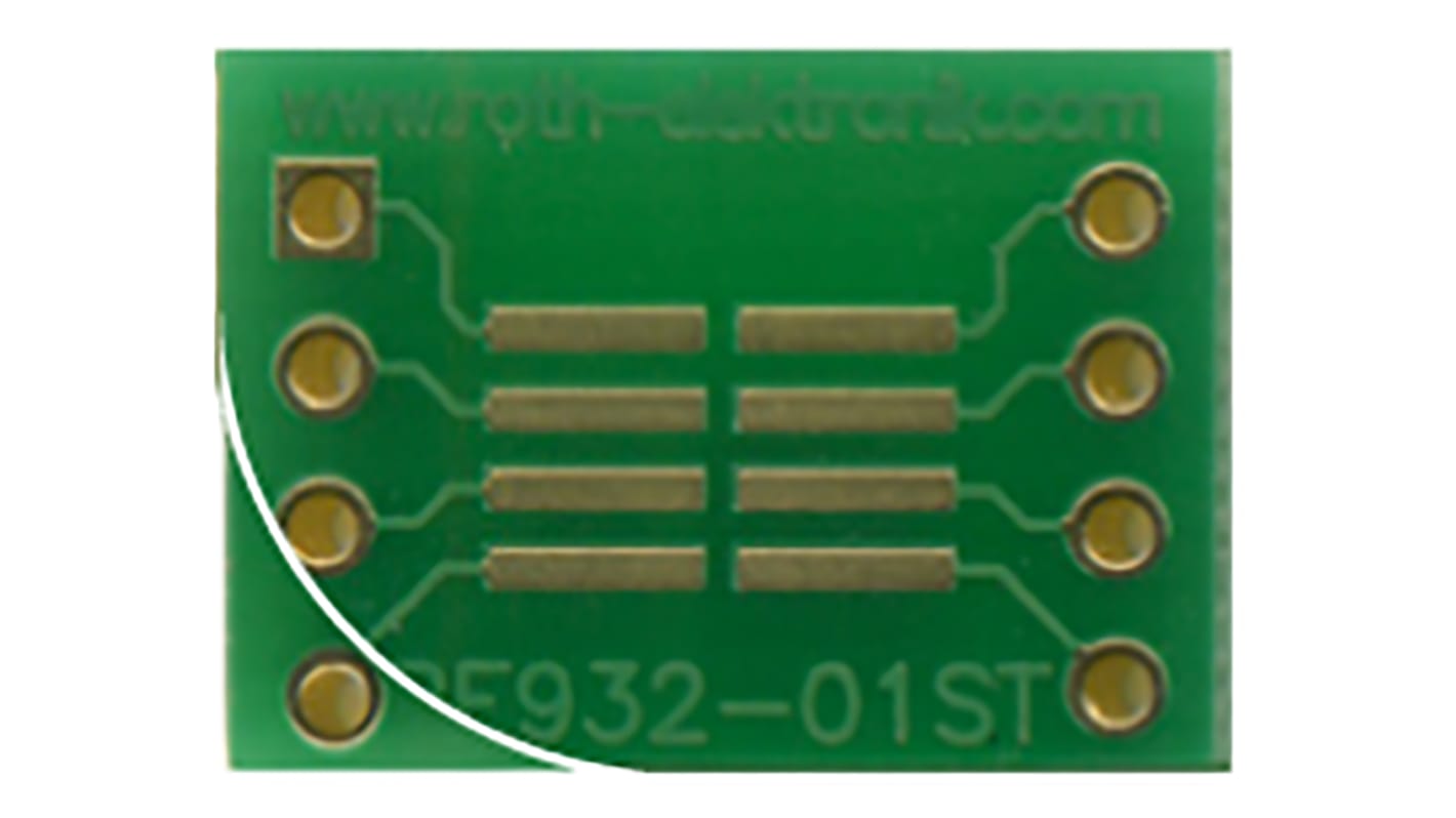 RE932-01ST, Double Sided Extender Board Multi Adapter Board FR4 16 x 11.5 x 1.5mm