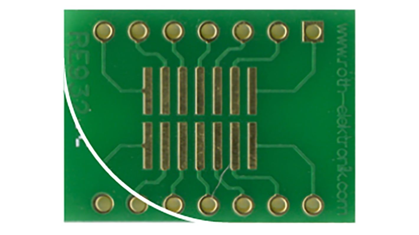 RE932-03ST, Dobbeltsidet Udvidelseskort Multi Adapter Board FR4, 21.6 x 16 x 1.5mm