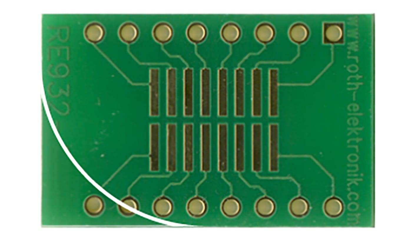 RE932-04ST, Dobbeltsidet Udvidelseskort Multi Adapter Board FR4, 25 x 16 x 1.5mm