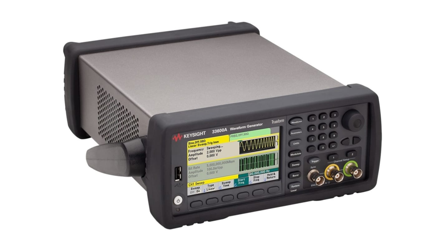 Generador de forma de onda arbitrario Keysight Technologies 33600A, frecuencia de 1 μHz → 80MHZ