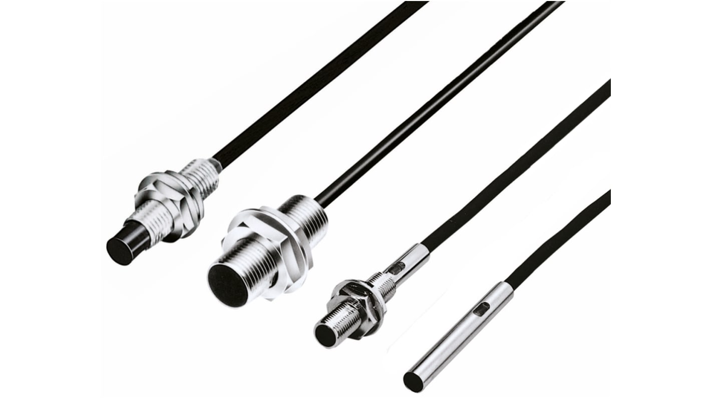 Panasonic Inductive Barrel-Style Proximity Sensor, 0.8 mm Detection, NPN Output, 12 → 24 V dc, IP67