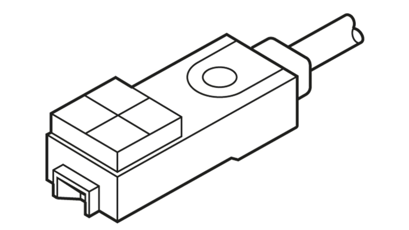 Panasonic Inductive Block Proximity Sensor, 2.5 mm Detection, 2-Wire NO, 12 → 24 V dc