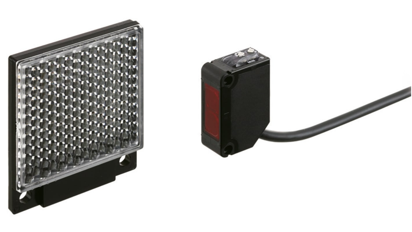 Rs-Online Sensore fotoelettrico Rettangolare Panasonic a retroriflessione rilevamento 3 m uscita PNP