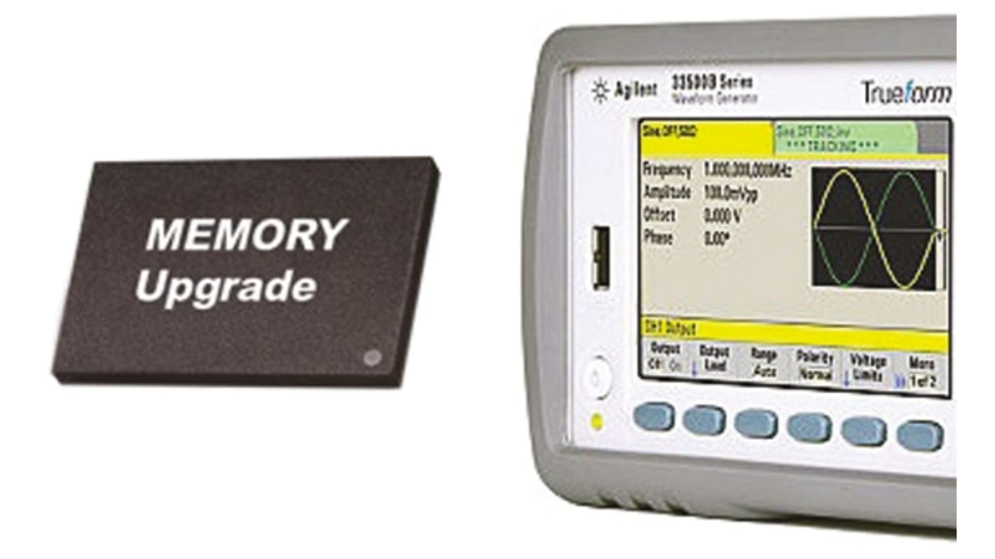 Ampliación de memoria Keysight Technologies para usar con Generadores de formas de onda de la serie 33600A