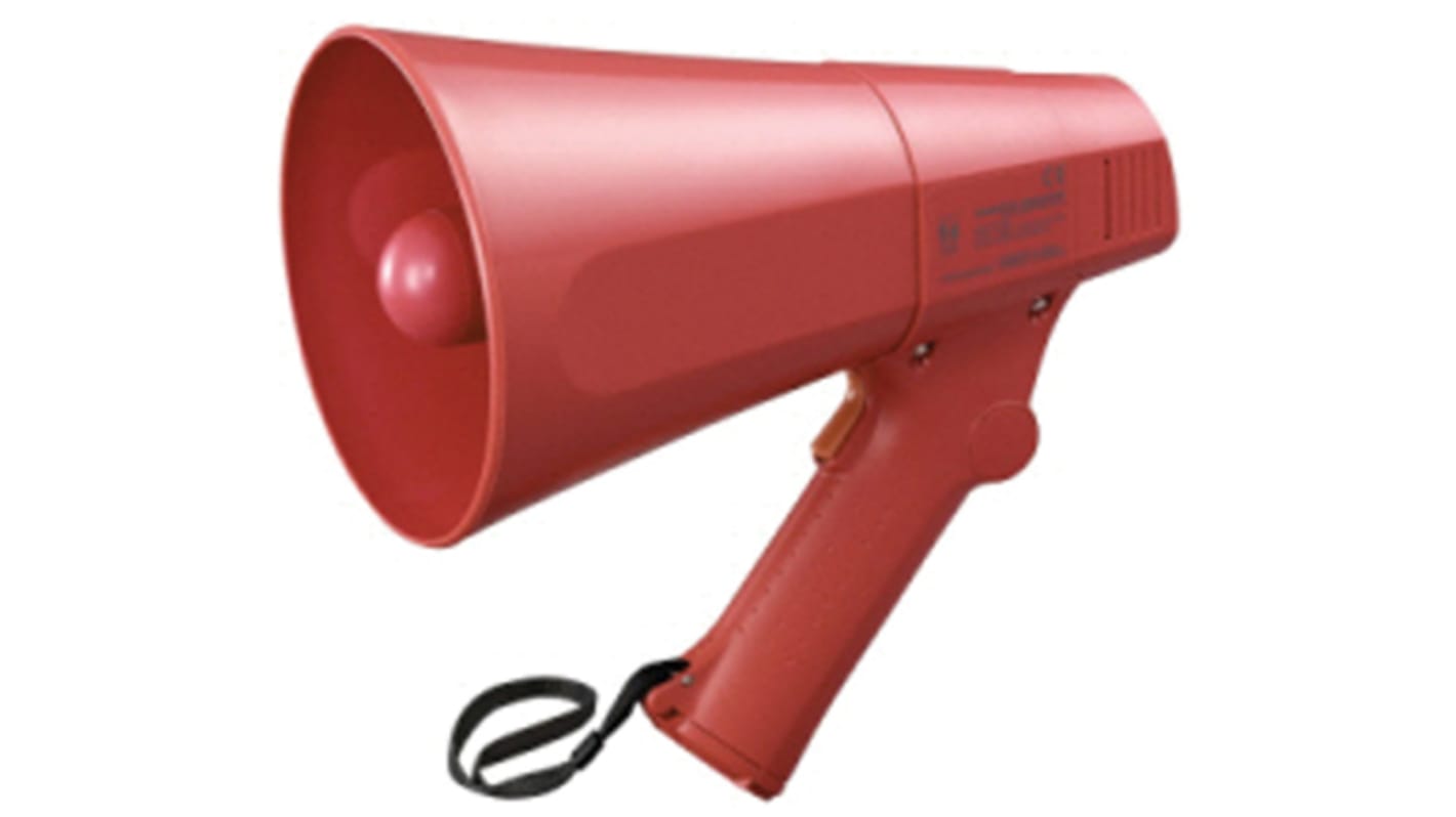 TOA ER-520S Red 6 W Hand Grip Megaphone with Siren Alert