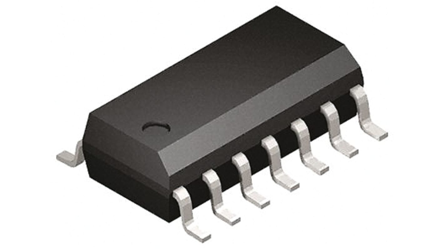 TS924AIDT STMicroelectronics, Audio, Op Amp, RRIO, 4MHz 4 MHz, 12 V, 14-Pin SOIC