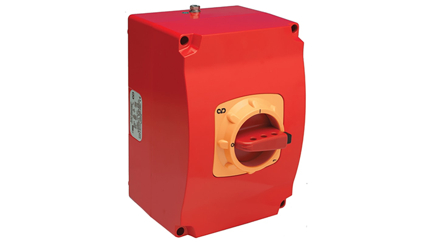 Craig & Derricott 6P Pole Isolator Switch - 40A Maximum Current, 18.5kW Power Rating, IP66