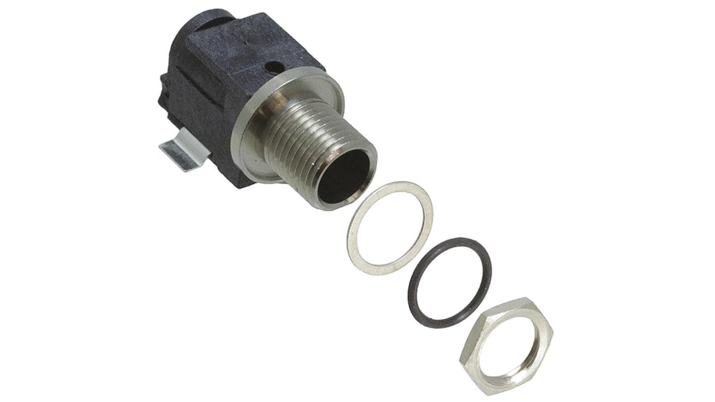 Switchcraft Jack Connector PCB Mount Power Plug, 3Pole 11A
