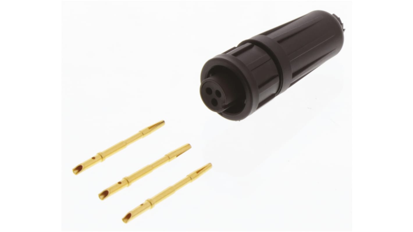 Switchcraft Circular Connector, 3 Contacts, Cable Mount, Plug, Male, IP16, IP18, IP66, IP68, EN3 Series