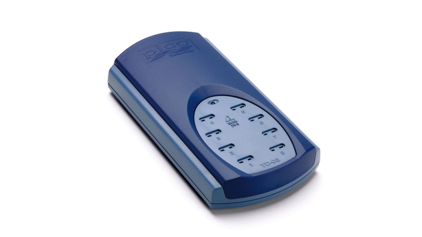 Pico Technology USB TC-08 Temperature Data Logger, USB, 8 Input Channel(s) - RS Calibration