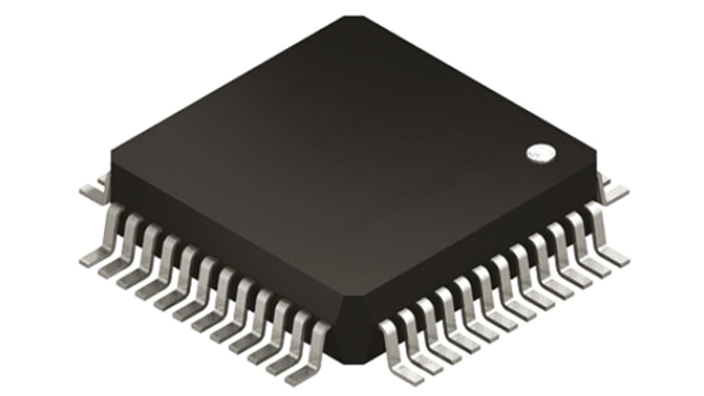 Microcontrolador STMicroelectronics STM8S007C8T6, núcleo STM8 de 8bit, RAM 6 kB, 24MHZ, LQFP de 48 pines