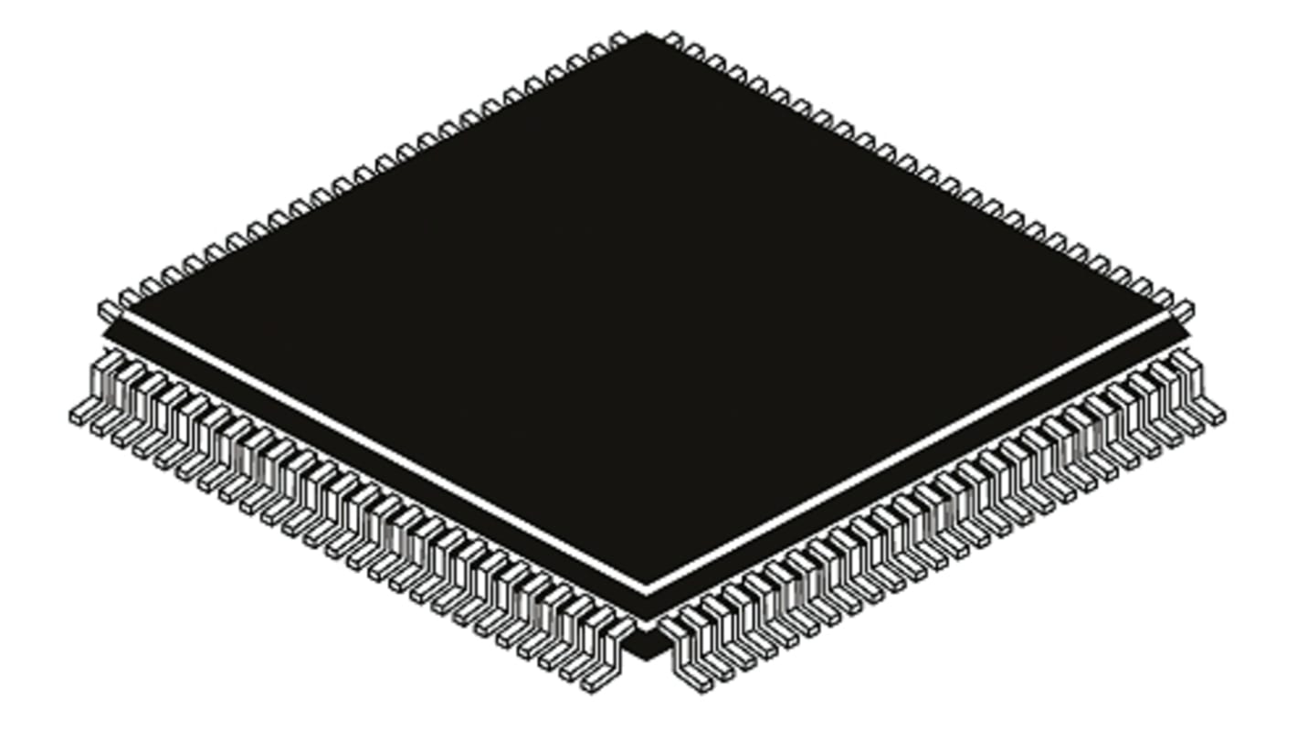 STMicroelectronics STM32F103VGT7, 32bit ARM Cortex M3 Microcontroller, STM32F1, 72MHz, 1 MB Flash, 100-Pin LQFP