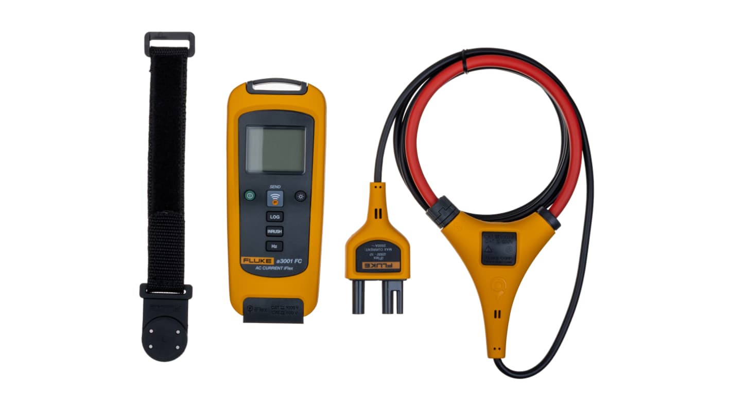 Fluke A3001 FC Clamp Meter Wireless, Max Current 2500A ac CAT III 1000V With RS Calibration