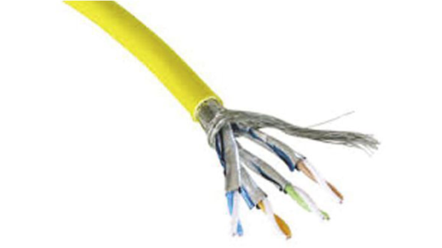 RS PRO Cat7a Ethernet Cable, S/FTP, Yellow LSZH Sheath, 500m, Low Smoke Zero Halogen (LSZH)