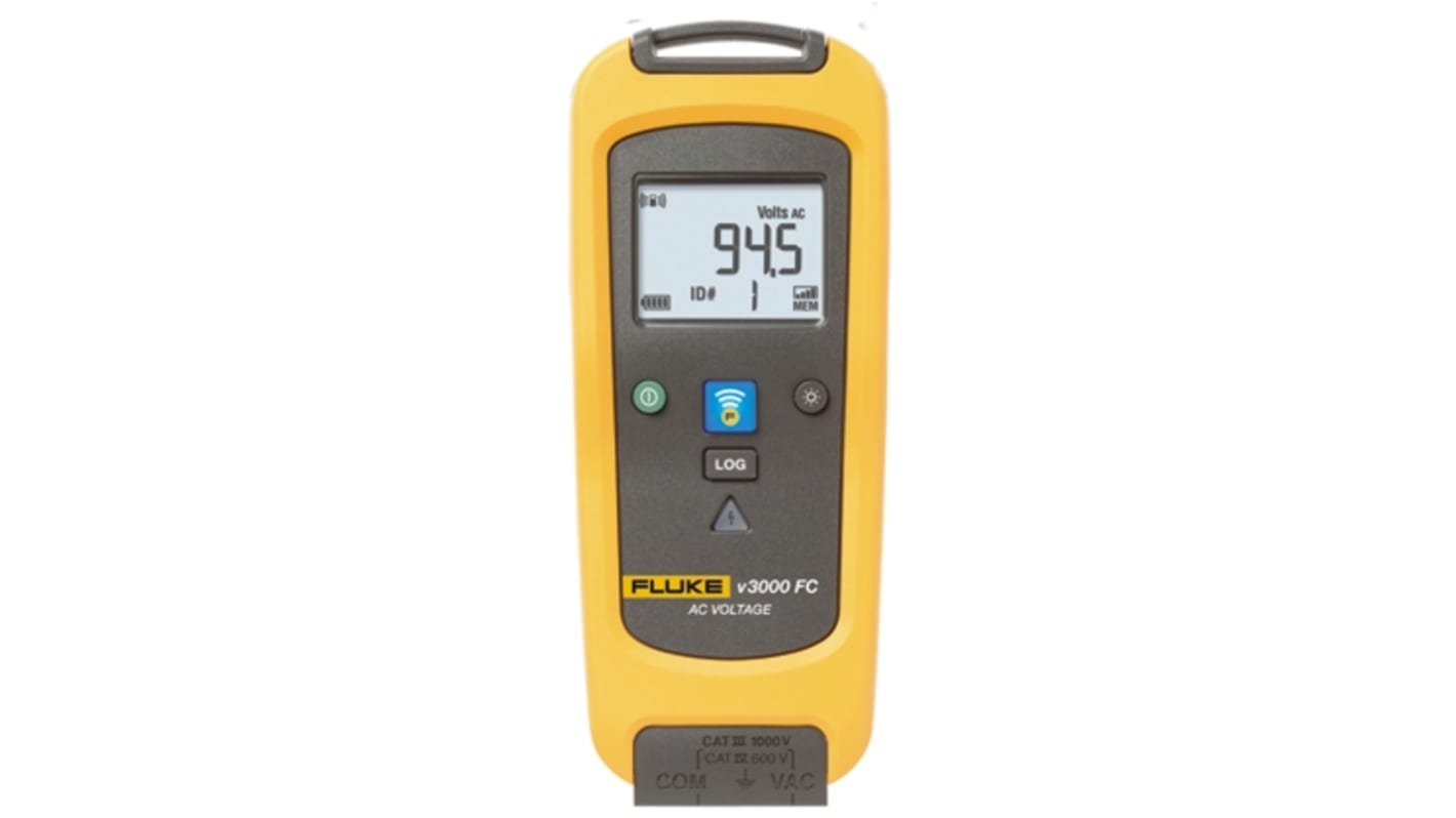 Fluke V3000 FC Hand LCD Digital-Multimeter, CAT III, CAT IV 1000V ac, DKD/DAkkS-kalibriert