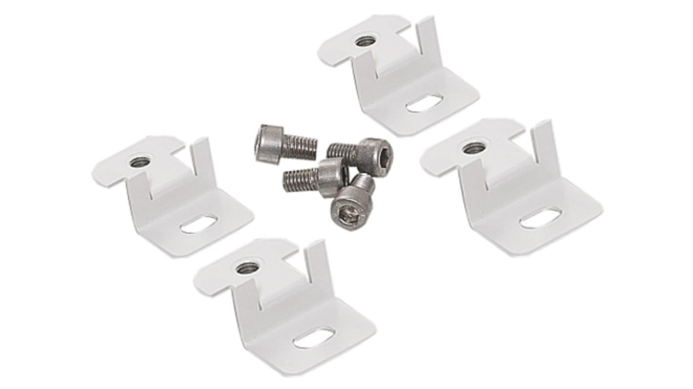 Fibox Steel Wall Bracket for Use with ARCA Series Cabinet, 34 x 56 x 49mm