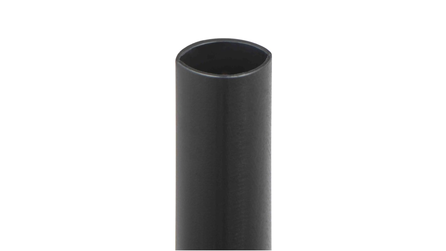 3M Adhesive Lined Halogen Free Heat Shrink Tubing, Black 19mm Sleeve Dia. x 1m Length 4.5:1 Ratio, MDT-A Series