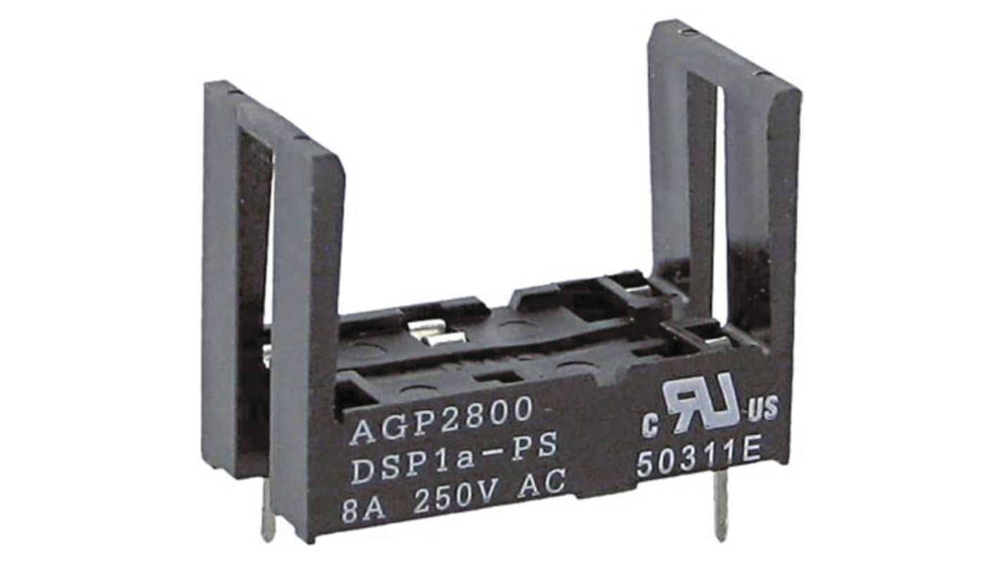 Panasonic DS-P 6 Pin 250V ac PCB Mount Relay Socket, for use with DSP Series Relay