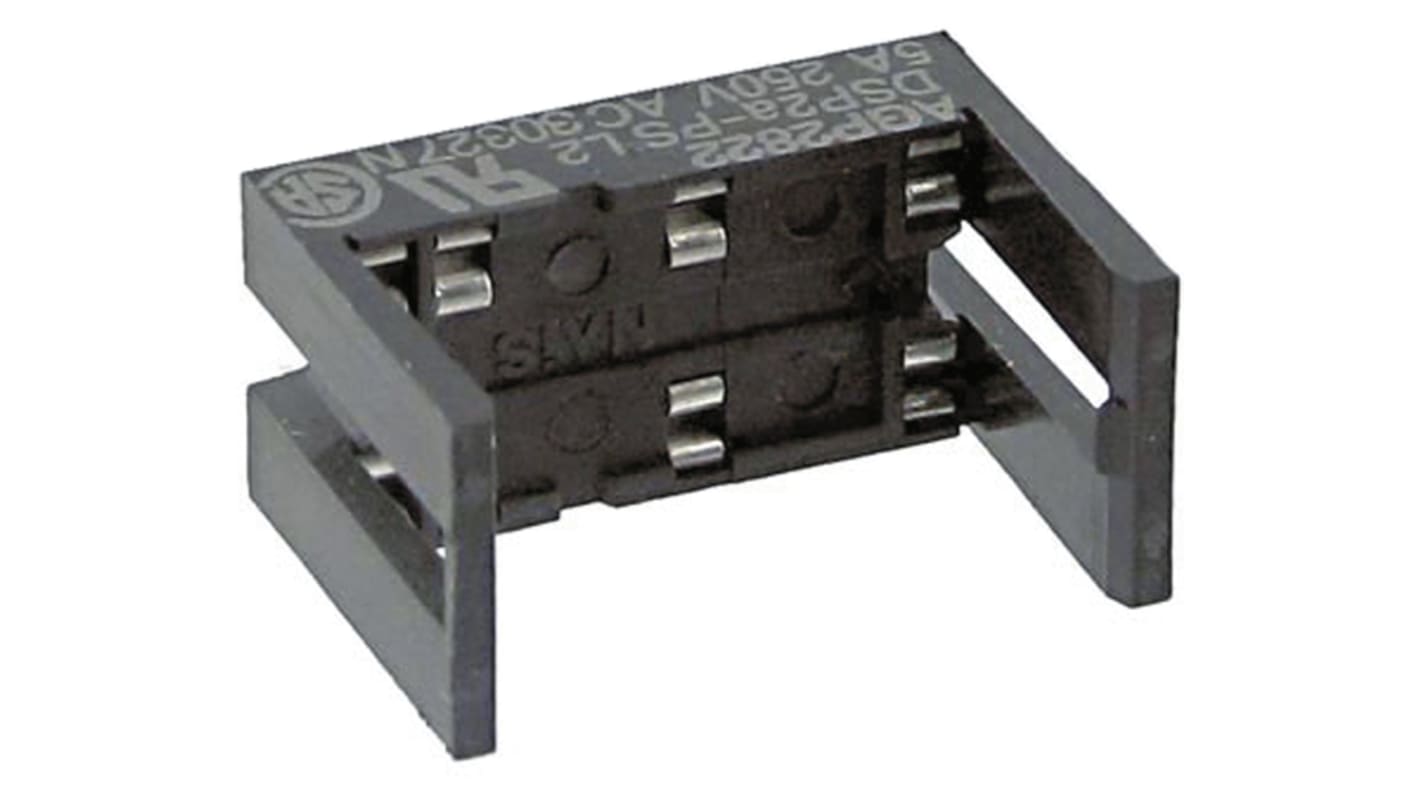 Panasonic DS-P 8 Pin 250V ac PCB Mount Relay Socket, for use with DSP Series Relay