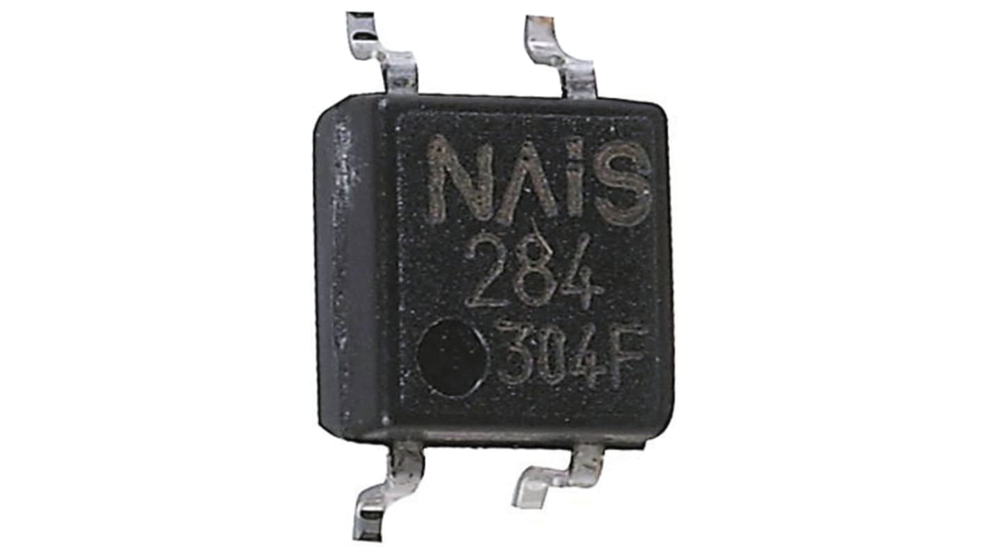 Panasonic Solid State Relay, 0.1 A Load, Surface Mount, 400 V Load, 5 V dc Control